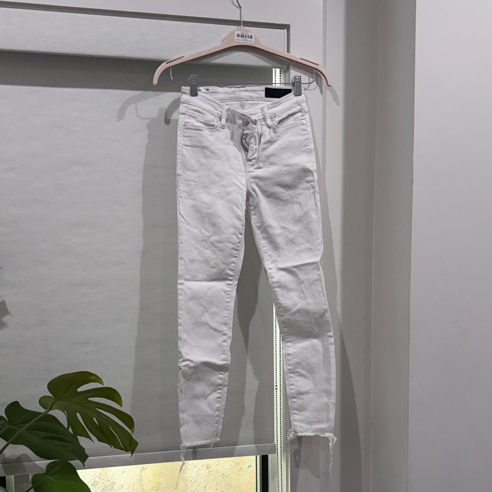 All Saints White Skinny Jeans